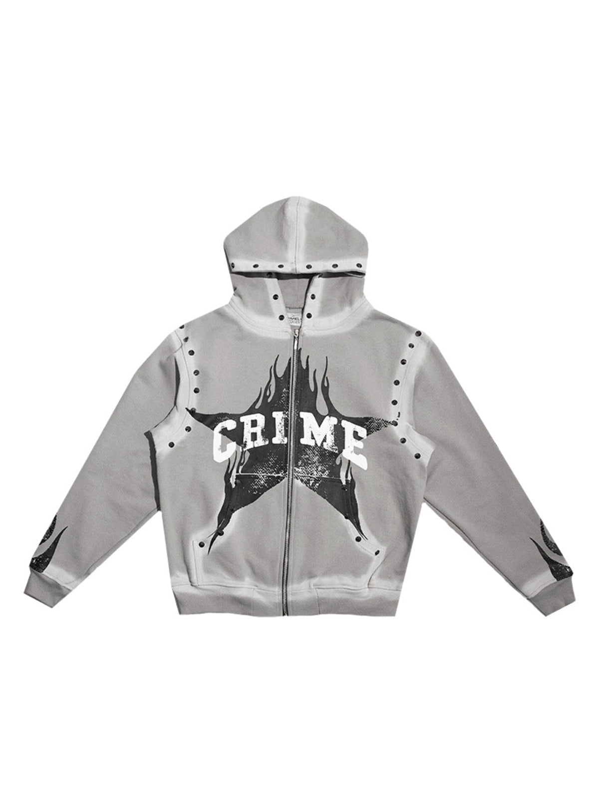 FLAME STAR ZIPP HOODIE