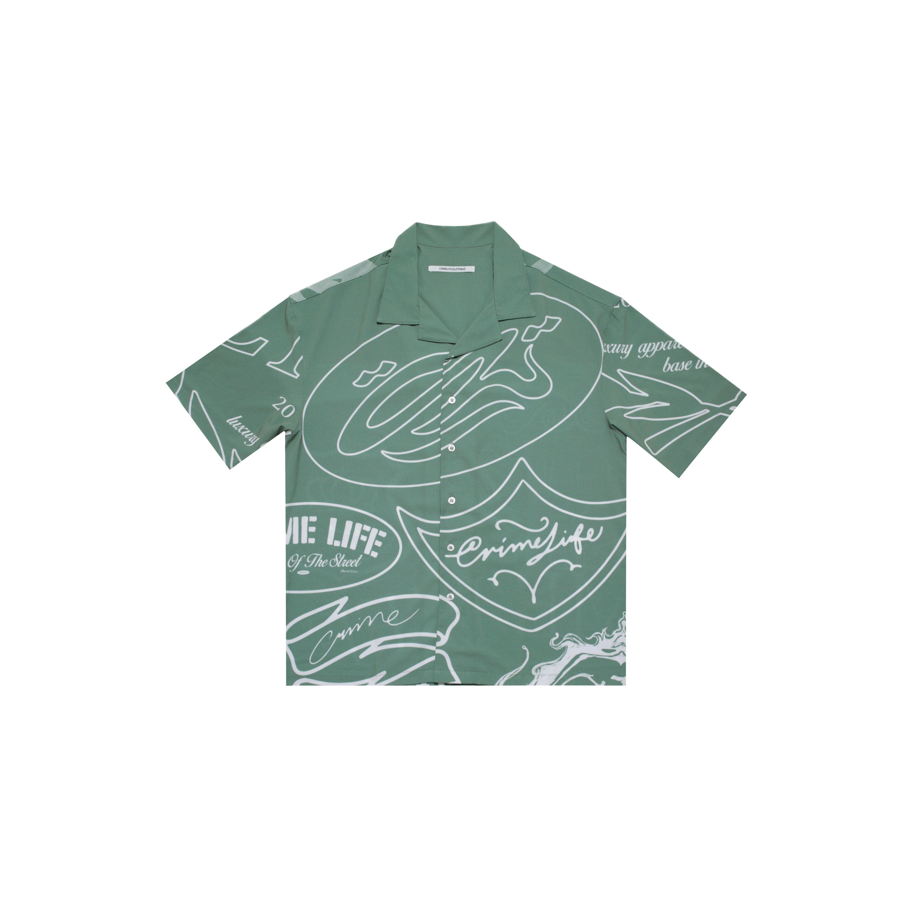 GREEN FULL SCRIPT CL SHIRT