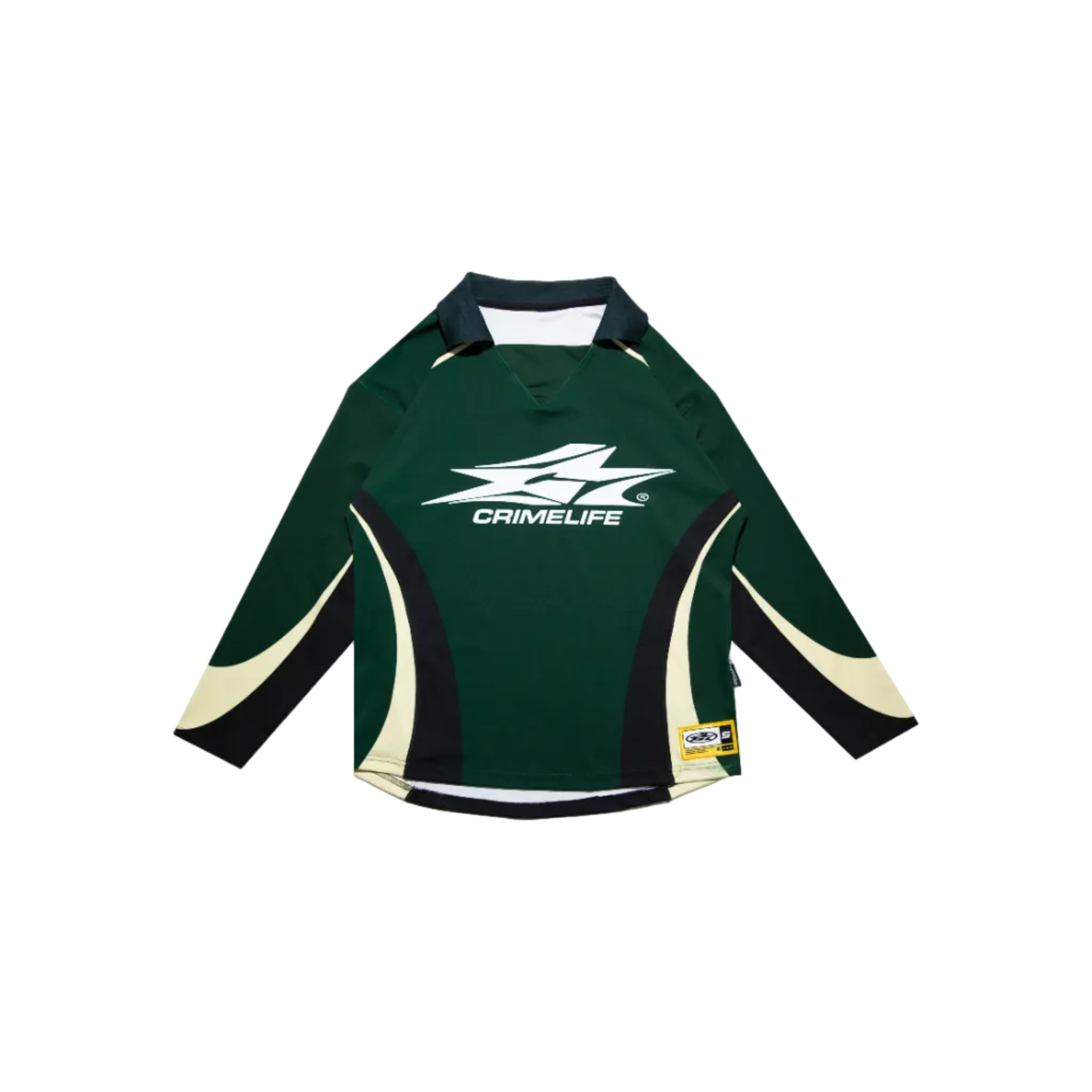 GREEN JERSEY STRIPES L/S